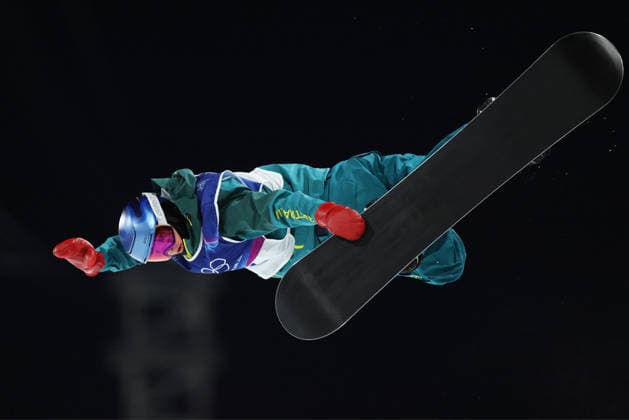Scotty James (AUS), FEBRUARY 11, 2026 - Snowboarding : Men s Halfpipe Qualification during the Milano Cortina 2026 Olympic Winter games, Winterspiele,Spiele, Summer games at Livigno Snow Park in Livigno, Italy.  aflo_319395618