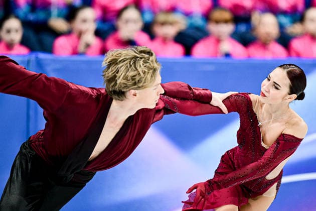 Diana DAVIS & Gleb SMOLKIN (GEO), during Ice Dance Free Dance, at the Olympic Winter games, Winterspiele,Spiele, Summer games Milano Cortina 2026, at Milano Ice Skating Arena, on February 11, 2026 in Milan, Italy. Noxthirdxpartyxsales  aflo_319395658