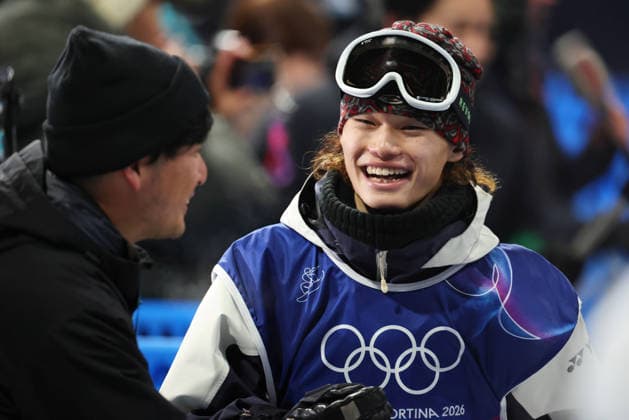 Ryusei Yamada (JPN), FEBRUARY 11, 2026 - Snowboarding : Men s Halfpipe Qualification during the Milano Cortina 2026 Olympic Winter games, Winterspiele,Spiele, Summer games at Livigno Snow Park in Livigno, Italy.  aflo_319395676