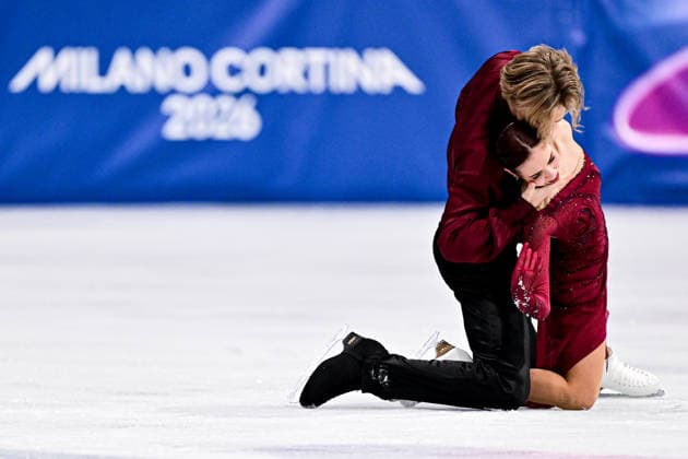 Diana DAVIS & Gleb SMOLKIN (GEO), during Ice Dance Free Dance, at the Olympic Winter games, Winterspiele,Spiele, Summer games Milano Cortina 2026, at Milano Ice Skating Arena, on February 11, 2026 in Milan, Italy. Noxthirdxpartyxsales  aflo_319395805