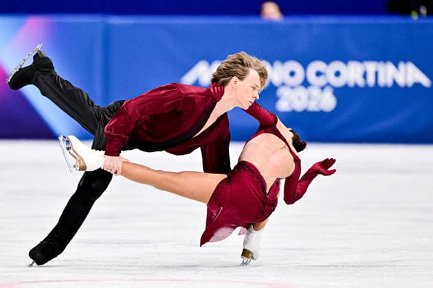 Diana DAVIS & Gleb SMOLKIN (GEO), during Ice Dance Free Dance, at the Olympic Winter games, Winterspiele,Spiele, Summer games Milano Cortina 2026, at Milano Ice Skating Arena, on February 11, 2026 in Milan, Italy. Noxthirdxpartyxsales  aflo_319397778