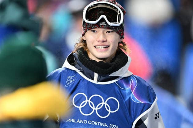 Ryusei Yamada (JPN), FEBRUARY 11, 2026 - Snowboarding : Men s Halfpipe Qualification during the Milano Cortina 2026 Olympic Winter games, Winterspiele,Spiele, Summer games at Livigno Snow Park in Livigno, Italy.  aflo_319398599