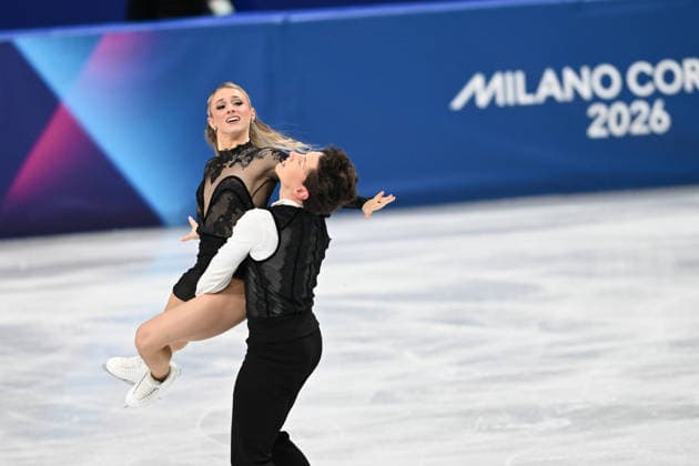 ZINGAS Emilea KOLESNIK Vadym (USA) during Figure skating, Eiskunstlauf Ice Dance, Olympic Winter games, Winterspiele,Spiele, Summer games Milano-Cortina 2026 in Milan, Italy, February 11 2026  Copyright: xFilippoxTomasi IPAxSportx xipa-agency.netx xx IPA_71334819 IPA_Agency_IPA71334819