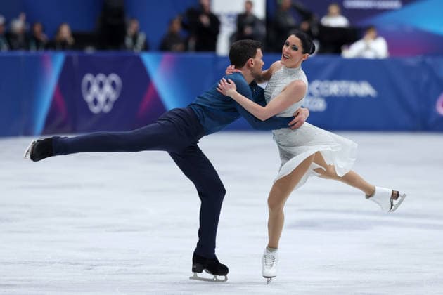 Charlene Guignard Marco Fabbri (ITA) during the Olympic Winter games, Winterspiele,Spiele, Summer games Milano-Cortina 2026, Figure skating, Eiskunstlauf Ice Dance on February 11, 2026 at Milano Ice Skating Arena in Milan  Copyright: xFabrizioxCarabelli IPAxSportx xipa-agency.netx xx IPA_71334715 IPA_Agency_IPA71334715