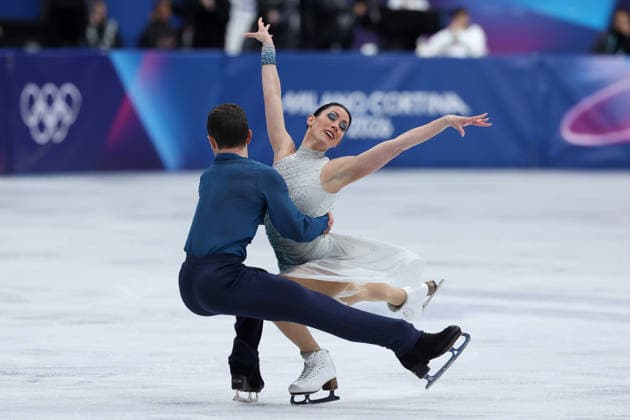 Charlene Guignard Marco Fabbri (ITA) during the Olympic Winter games, Winterspiele,Spiele, Summer games Milano-Cortina 2026, Figure skating, Eiskunstlauf Ice Dance on February 11, 2026 at Milano Ice Skating Arena in Milan  Copyright: xFabrizioxCarabelli IPAxSportx xipa-agency.netx xx IPA_71334719 IPA_Agency_IPA71334719