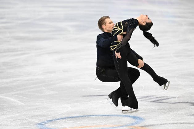 REED Allison AMBRULEVICIUS Saulius (LTU) during Figure skating, Eiskunstlauf Ice Dance, Olympic Winter games, Winterspiele,Spiele, Summer games Milano-Cortina 2026 in Milan, Italy, February 11 2026  Copyright: xFilippoxTomasi IPAxSportx xipa-agency.netx xx IPA_71334844 IPA_Agency_IPA71334844