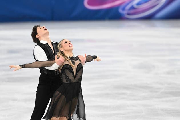 ZINGAS Emilea KOLESNIK Vadym (USA) during Figure skating, Eiskunstlauf Ice Dance, Olympic Winter games, Winterspiele,Spiele, Summer games Milano-Cortina 2026 in Milan, Italy, February 11 2026  Copyright: xFilippoxTomasi IPAxSportx xipa-agency.netx xx IPA_71334823 IPA_Agency_IPA71334823