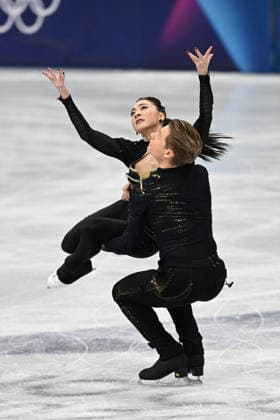 REED Allison AMBRULEVICIUS Saulius (LTU) during Figure skating, Eiskunstlauf Ice Dance, Olympic Winter games, Winterspiele,Spiele, Summer games Milano-Cortina 2026 in Milan, Italy, February 11 2026  Copyright: xFilippoxTomasi IPAxSportx xipa-agency.netx xx IPA_71334852 IPA_Agency_IPA71334852