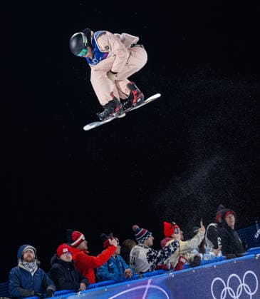 OLYMPICS - Winter Olympic Games, Olympische Spiele, Olympia, OS Milano Cortina 2026 BORMIO,ITALY,11.FEB.26 - OLYMPICS, SNOWBOARD - Winter Olympic Games Milano Cortina 2026, halfpipe, qualification, men. Image shows Florian Lechner (AUT).  GEPAxpictures xHaraldxSteiner