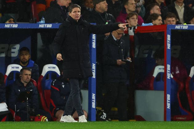 London, England, 11th February 2026. Oliver Glasner, Manager of Crystal Palace during the Crystal Palace vs Burnley Premier League match at Selhurst Park, London. Picture credit should read: Paul Terry Sportimage EDITORIAL USE ONLY. No use with unauthorised audio, video, data, fixture lists, club league logos or live services. Online in-match use limited to 120 images, no video emulation. No use in betting, games or single club league player publications. SPI_033_PT_Crystal_Palace_Burnley SPI-4518-0034