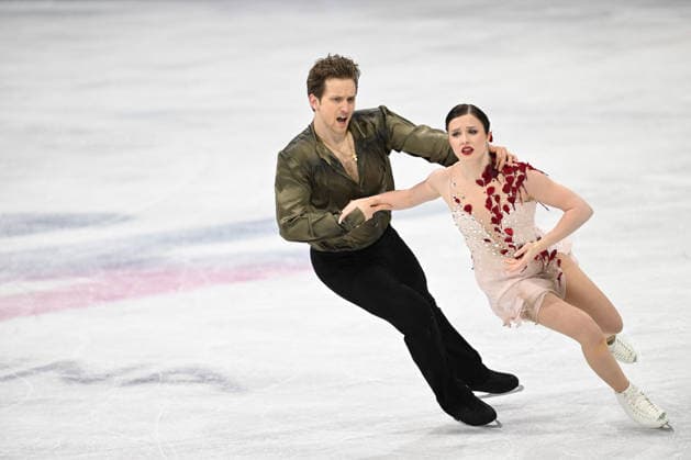 GIOCHI OLIMPICI - Olimpiadi Invernali Milano-Cortina 2026 - Figure skating, Eiskunstlauf Ice Dance CARREIRA Christina PONOMARENKO Anthony (USA) during Figure Skating Ice Dance, Olympic Winter games, Winterspiele,Spiele, Summer games Milano-Cortina 2026 in Milan, Italy, February 11 2026 Cortina D Ampezzo Italy  Copyright: xIPAxSport ABACAx