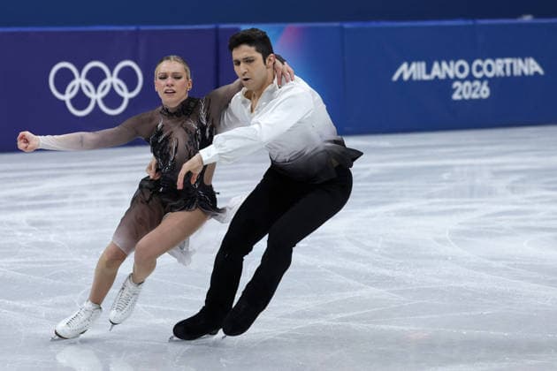 GIOCHI OLIMPICI - Olimpiadi Invernali Milano-Cortina 2026 - Figure skating, Eiskunstlauf Ice Dance Marjorie Lajoie Zachary Lagha (CAN) during the Olympic Winter games, Winterspiele,Spiele, Summer games Milano-Cortina 2026, Figure Skating Ice Dance on February 11, 2026 at Milano Ice Skating Arena in Milan Cortina D Ampezzo Italy  Copyright: xIPAxSport ABACAx