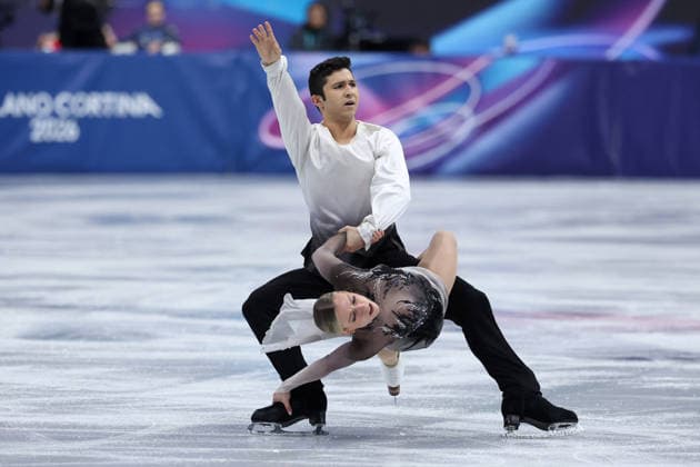 GIOCHI OLIMPICI - Olimpiadi Invernali Milano-Cortina 2026 - Figure skating, Eiskunstlauf Ice Dance Marjorie Lajoie Zachary Lagha (CAN) during the Olympic Winter games, Winterspiele,Spiele, Summer games Milano-Cortina 2026, Figure Skating Ice Dance on February 11, 2026 at Milano Ice Skating Arena in Milan Cortina D Ampezzo Italy  Copyright: xIPAxSport ABACAx