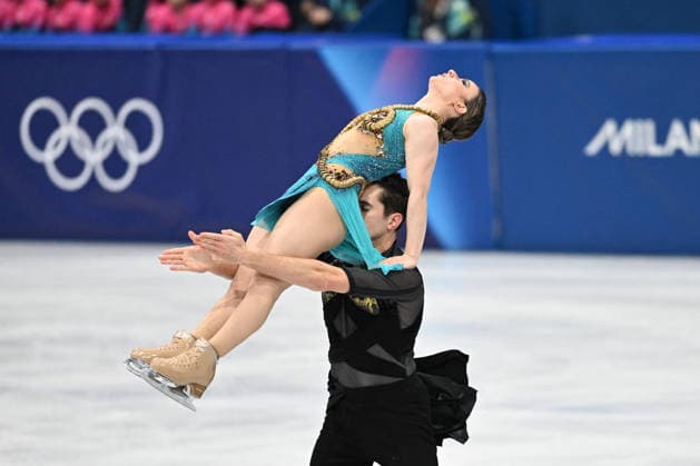 GIOCHI OLIMPICI - Olimpiadi Invernali Milano-Cortina 2026 - Figure skating, Eiskunstlauf Ice Dance LAURIAULT Marie-Jade le GAC Romain (CAN) during Figure Skating Ice Dance, Olympic Winter games, Winterspiele,Spiele, Summer games Milano-Cortina 2026 in Milan, Italy, February 11 2026 Cortina D Ampezzo Italy  Copyright: xIPAxSport ABACAx