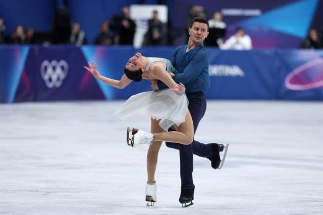 Charlene Guignard Marco Fabbri (ITA) during the Olympic Winter games, Winterspiele,Spiele, Summer games Milano-Cortina 2026, Figure skating, Eiskunstlauf Ice Dance on February 11, 2026 at Milano Ice Skating Arena in Milan  Copyright: xFabrizioxCarabelli IPAxSportx xipa-agency.netx xx IPA_71337296 IPA_Agency_IPA71337296