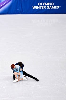 Evgeniia LOPAREVA & Geoffrey BRISSAUD (FRA), during Ice Dance Free Dance, at the Olympic Winter games, Winterspiele,Spiele, Summer games Milano Cortina 2026, at Milano Ice Skating Arena, on February 11, 2026 in Milan, Italy. Noxthirdxpartyxsales  aflo_319403997