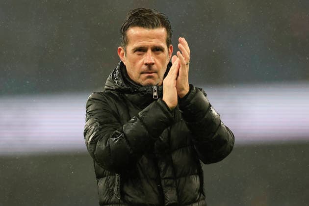 Manchester City v Fulham, Premier League Marco Silva the Fulham manager applauds the fans at the end of the Premier League match between Manchester City and Fulham at the Etihad Stadium, Manchester, UK on 11 February 2026. Manchester Etihad Stadium Manchester UK Editorial use only DataCo restrictions apply See www.football-dataco.com , Copyright: xConorxMolloyx PSI-23725-0068