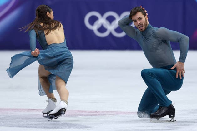 Laurence Fournier Beaudry Guillaume Cizeron (FRA) during the Olympic Winter games, Winterspiele,Spiele, Summer games Milano-Cortina 2026, Figure skating, Eiskunstlauf Ice Dance on February 11, 2026 at Milano Ice Skating Arena in Milan  Copyright: xFabrizioxCarabelli IPAxSportx xipa-agency.netx xx IPA_71337000 IPA_Agency_IPA71337000