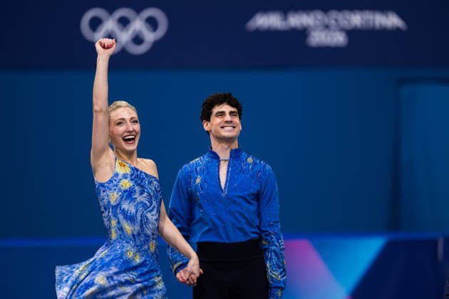 260211 Piper Gilles and Paul Poirier of Canada celebrate after competing in the Figure skating, Eiskunstlauf ice dance - free dance program during day 5 of the 2026 Winter Olympics on February 11, 2026 in Milan. Photo: Emma Wallskog BILDBYRAN kod EW EW0627 konstakning figure skating kunstlop Olympic Games, Olympische Spiele, Olympia, OS olympics winter olympics os ol olympiska spel vinter-os olympiske leker milano cortina 2026 milan cortina 2026 milano cortina 2026 olympic games milano cortina 2026 winter olympic games milano cortina-os milano cortina-ol vinter-ol 5 bbeng isdans ice dance jubel *** 260211 Piper Gilles and Paul Poirier of Canada celebrate after competing in the figure skating ice dance free dance program during day 5 of the 2026 Winter Olympics on February 11, 2026 in Milan Photo Emma Wallskog BILDBYRAN kod EW EW0627 konstakning figure skating kunstlop olympic games olympics winter olympics os ol olympiska spel vinter os olympiske leker milano cortina 2026 milan cortina 2026 milano cortina 2026 olympic games milano cortina 2026 winter olympic games milano cortina os milano cortina ol vinter ol 5 bbeng isdans ice dance jubel  Copyright: EMMAxWALLSKOG BB260211EW078