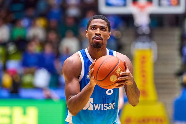 Portrait, Portraet, Freisteller von William Christmas (Frankfurt Skyliners, 08) beim Freiwurf GER, Skyliners Frankfurt vs. Gladiators Trier, Basketball, 19. Spieltag, EasyCredit Bundesliga, Spielzeit 2025 2026, 11.02.2026 GER, Skyliners Frankfurt vs. Gladiators Trier, Basketball, 19. Spieltag, EasyCredit Bundesliga, Spielzeit 2025 2026, 11.02.2026 Frankfurt Main Copyright: xEibner-Pressefoto GeraldxOelze-dexStoppanyx EP_ODS