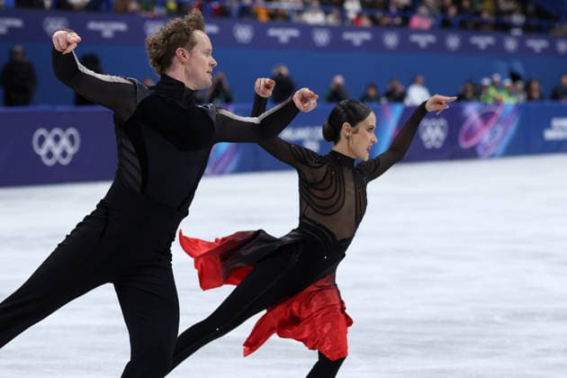 Madison Chock Evan Bates (USA) during the Olympic Winter games, Winterspiele,Spiele, Summer games Milano-Cortina 2026, Figure skating, Eiskunstlauf Ice Dance on February 11, 2026 at Milano Ice Skating Arena in Milan  Copyright: xFabrizioxCarabelli IPAxSportx xipa-agency.netx xx IPA_71338301 IPA_Agency_IPA71338301