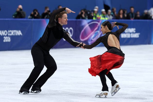 Madison Chock Evan Bates (USA) during the Olympic Winter games, Winterspiele,Spiele, Summer games Milano-Cortina 2026, Figure skating, Eiskunstlauf Ice Dance on February 11, 2026 at Milano Ice Skating Arena in Milan  Copyright: xFabrizioxCarabelli IPAxSportx xipa-agency.netx xx IPA_71338302 IPA_Agency_IPA71338302