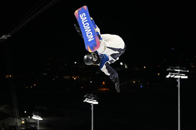 Ryusei Yamada (JPN), FEBRUARY 11, 2026 - Snowboarding : Men s Halfpipe Qualification during the Milano Cortina 2026 Olympic Winter games, Winterspiele,Spiele, Summer games at Livigno Snow Park in Livigno, Italy.  aflo_319406938
