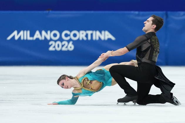 February 11, 2026, Milan, ITALY: Marie-Jade Lauriault and Romain Le Gac of Team Canada compete in the Figure skating, Eiskunstlauf Ice Dance Free Dance competition during the 2026 Milan Cortina Winter Olympics in Milan, Italy on Wednesday, Feb. 11, 2026. Canada News - February 11, 2026  - ZUMAc35_ 20260211_zaf_c35_207 Copyright: xNathanxDenettex