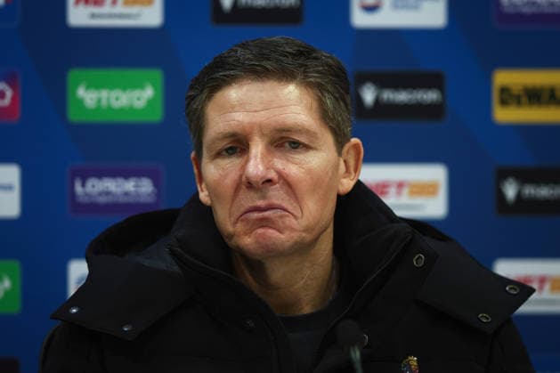 11th February 2026; Selhurst Park, Selhurst, London, England; Premier League Football, Crystal Palace versus Burnley; Crystal Palace manager Oliver Glasner in the post-match press conference, PK, Pressekonferenz  IanxStephen Content restricted for UK based newspaper