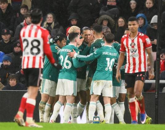 Virgil van Dijk of Liverpool celebrates scoring their first goal Sunderland v Liverpool, Premier League, Football, Stadium of Light, Sunderland, UK - 11 Feb 2026Sunderland Stadium of Light United Kingdom EDITORIAL USE ONLY No use with unauthorised audio, video, data, fixture lists, club league logos or live services. Online in-match use limited to 120 images, no video emulation. No use in betting, games or single club league player publications. Copyright: xRichardxLee Shutterstockx 16540365ac