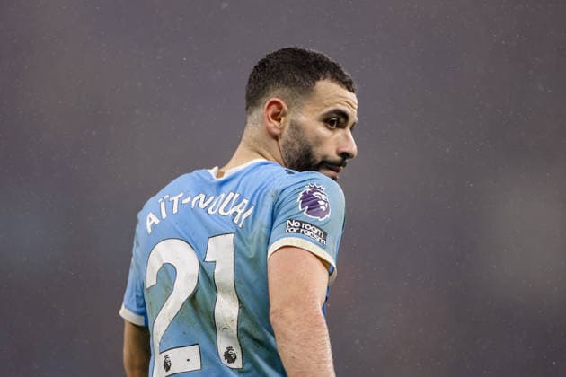 11th February 2026; Etihad Stadium, Manchester, Lancashire, England; Premier League Football, Manchester City versus Fulham; Rayan Ait-Nouri of Manchester City  RogerxEvans Content restricted for UK based newspaper