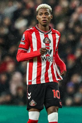 Premier League Sunderland v Liverpool Nilson Angulo of Sunderland during the Premier League match Sunderland vs Liverpool at Stadium Of Light, Sunderland, United Kingdom on 11 February 2026 (Photo by Alfie Cosgrove News Images) Sunderland Stadium Of Light Tyne and Wear United Kingdom Copyright: xAlfiexCosgrove NewsxImagesx