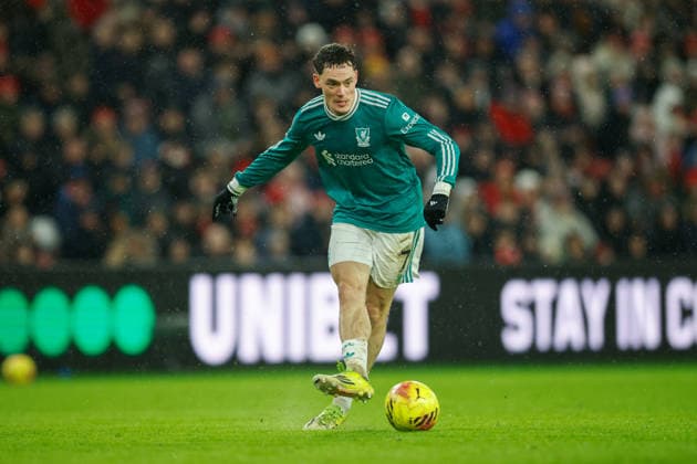 Sunderland v Liverpool, Premier League Florian Wirtz of Liverpool makes a pass during the Premier League match between Sunderland and Liverpool at the Stadium Of Light, Sunderland, UK on 11 February 2026. Sunderland Stadium Of Light Tyne and Wear UK Editorial use only DataCo restrictions apply See www.football-dataco.com , Copyright: xCraigxCowanx PSI-23731-0075