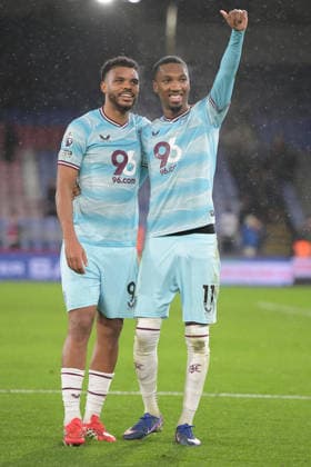 Crystal Palace v Burnley, Premier League Lyle Foster Forward of Burnley FC and Jaidon Anthony Forward of Burnley FC following the Premier League match between Crystal Palace and Burnley at Selhurst Park, London, UK on 11 February 2026. London Selhurst Park Greater London UK Editorial use only DataCo restrictions apply See www.football-dataco.com , Copyright: xJeffxMoodx PSI-23733-0035