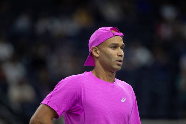 February 11, 2026, Frisco, Texas, USA: SADIO DOUMBIA (FRA) walks onto the court during a menÃ¢â‚¬â ¢s doubles match at 2026 Nexo Dallas Open at The Ford Center at The Star in Frisco, Texas. Sadio Doumbia and Fabien Reboul defeated Aleksandr Kovacevic and Ben Shelton, 3:6, 6:3, 11:9. Frisco USA - ZUMAh193 20260211_zsp_h193_106 Copyright: xDanielxMcGregor-Huyerx