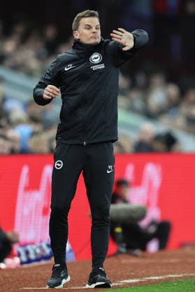 Birmingham, England, 11th February 2026. Yannick Euvrard set piece coach of Brighton and Hove Albion during the Aston Villa vs Brighton and Hove Albion Premier League match at Villa Park, Birmingham. Picture credit should read: Gareth Evans Sportimage EDITORIAL USE ONLY. No use with unauthorised audio, video, data, fixture lists, club league logos or live services. Online in-match use limited to 120 images, no video emulation. No use in betting, games or single club league player publications. SPI_083_GE_AVL_vs_BHA SPI-4521-0082