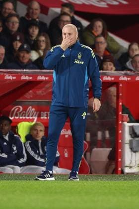 Sean Dyche Manager of Nottingham Forest Nottingham Forest v Wolverhampton Wanderers, Premier League, Football, City Ground, Nottingham, UK - 11 Feb 2026Nottingham City Ground United Kingdom EDITORIAL USE ONLY No use with unauthorised audio, video, data, fixture lists, club league logos or live services. Online in-match use limited to 120 images, no video emulation. No use in betting, games or single club league player publications. Copyright: xRyanxBrowne Shutterstockx 16540355ee