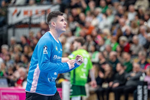 Handball Bundesliga; HSG Wetzlar - Füchse Berlin, 11.02.26 Anadin Suljakovic (HSG Wetzlar, 12) Handball Bundesliga; HSG Wetzlar - Füchse Berlin: Wetzlar, 11.02.26 Copyright: xBEAUTIFULxSPORTS Roeczeyx