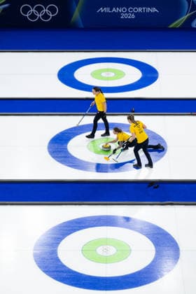 260212 Agnes Knochenhauer, Sofia Scharback and Sara McManus of Sweden compete in a women s round robin curling match between Japan and Sweden during day 6 of the 2026 Winter Olympics on February 12, 2026 in Cortina. Photo: Joel Marklund BILDBYRAN kod JM JE0118 bbeng curling Olympic Games, Olympische Spiele, Olympia, OS olympics winter olympics os ol olympiska spel vinter-os olympiske leker milano cortina 2026 milan cortina 2026 milano cortina 2026 olympic games milano cortina 2026 winter olympic games milano cortina-os milano cortina-ol vinter-ol dam *** 260212 Agnes Knochenhauer, Sofia Scharback and Sara McManus of Sweden compete in a women s round robin curling match between Japan and Sweden during day 6 of the 2026 Winter Olympics on February 12, 2026 in Cortina Photo Joel Marklund BILDBYRAN kod JM JE0118 bbeng curling olympic games olympics winter olympics os ol olympiska spel vinter os olympiske leker milano cortina 2026 milan cortina 2026 milano cortina 2026 olympic games milano cortina 2026 winter olympic games milano cortina os milano cortina ol vinter ol dam  Copyright: JOELxMARKLUND BB260212JM022