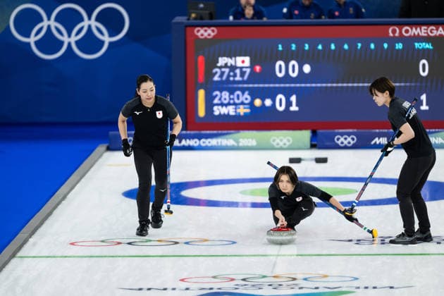 260212 Yuna Kotani, Sayaka Yoshimura and Kaho Onodera of Japan compete in a women s round robin curling match between Japan and Sweden during day 6 of the 2026 Winter Olympics on February 12, 2026 in Cortina. Photo: Joel Marklund BILDBYRAN kod JM JE0118 bbeng curling Olympic Games, Olympische Spiele, Olympia, OS olympics winter olympics os ol olympiska spel vinter-os olympiske leker milano cortina 2026 milan cortina 2026 milano cortina 2026 olympic games milano cortina 2026 winter olympic games milano cortina-os milano cortina-ol vinter-ol dam *** 260212 Yuna Kotani, Sayaka Yoshimura and Kaho Onodera of Japan compete in a women s round robin curling match between Japan and Sweden during day 6 of the 2026 Winter Olympics on February 12, 2026 in Cortina Photo Joel Marklund BILDBYRAN kod JM JE0118 bbeng curling olympic games olympics winter olympics os ol olympiska spel vinter os olympiske leker milano cortina 2026 milan cortina 2026 milano cortina 2026 olympic games milano cortina 2026 winter olympic games milano cortina os milano cortina ol vinter ol dam  Copyright: JOELxMARKLUND BB260212JM023
