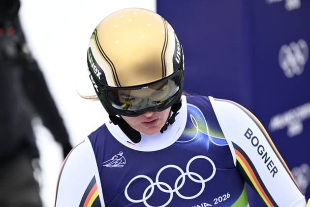Cortina, ITALY 20260212 Emma Aicher, Germany, skied during the women s Super-G in Cortina during the Winter Olympics in Milan Cortina, Italy. *** The image is included in the SPORTS PACKAGE. For others PAYMENT IMAGE *** Cortina ITALY x10050x *** Cortina, ITALY 20260212 Emma Aicher, Germany, skied during the women s Super G in Cortina during the Winter Olympics in Milan Cortina, Italy The image is included in the SPORTS PACKAGE For others PAYMENT IMAGE Cortina ITALY x10050x  Copyright: xPontusxLundahl TTx 2026 OLYMPIC SKIING WOMEN S SUPER-G