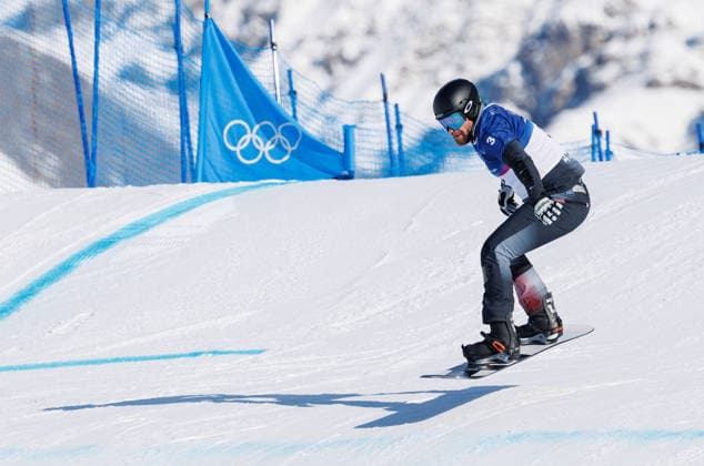 OLYMPICS - Winter Olympic Games, Olympische Spiele, Olympia, OS Milano Cortina 2026 LIVIGNO,ITALY,12.FEB.26 - OLYMPICS, SNOWBOARD - Winter Olympic Games Milano Cortina 2026, Snowboard Cross, men, qualification. Image shows Lukas Pachner (AUT).  GEPAxpictures xHaraldxSteiner