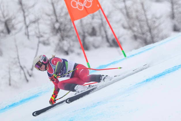 OLYMPICS - Winter Olympic Games, Olympische Spiele, Olympia, OS Milano Cortina 2026 CORTINA D AMPEZZO,ITALY,12.FEB.26 - OLYMPICS, ALPINE SKIING - Winter Olympic Games Milano Cortina 2026, Super G, women. Image shows Ariane Raedler (AUT).  GEPAxpictures xMaticxKlansek