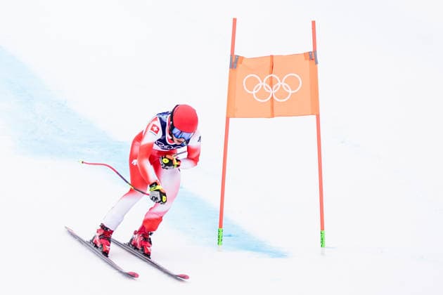 TOFANE, ITALY - FEBRUARY 12: Malorie Blanc (Switzerland) during the Alpine Skiing Women s Super-G at the Milano Cortina 2026 Olympics at Tofane Alpine Skiing Centre on day 6 of the Milano Cortina 2026 Olympics on February 12, 2026 in Tofane, Italy. Editorial use only. Italy Copyright: xSteffiexWunderlx