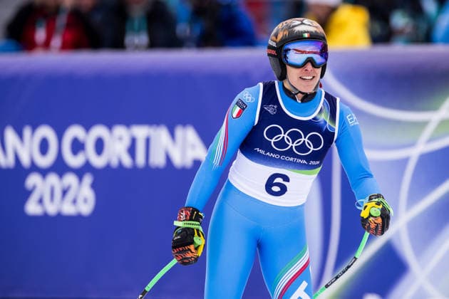 TOFANE, ITALY - FEBRUARY 12: Federica Brignone (Italy) during the Alpine Skiing Women s Super-G at the Milano Cortina 2026 Olympics at Tofane Alpine Skiing Centre on day 6 of the Milano Cortina 2026 Olympics on February 12, 2026 in Tofane, Italy. Editorial use only. Italy Copyright: xSteffiexWunderlx