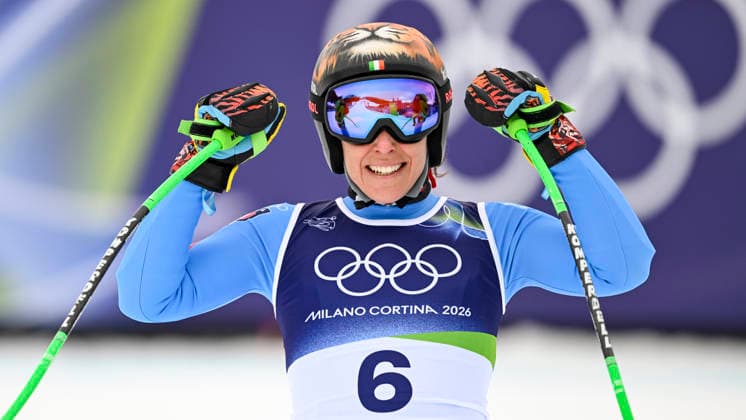 OLYMPICS - Winter Olympic Games, Olympische Spiele, Olympia, OS Milano Cortina 2026 CORTINA D AMPEZZO,ITALY,12.FEB.26 - OLYMPICS, ALPINE SKIING - Winter Olympic Games Milano Cortina 2026, Super G, women. Image shows Federica Brignone (ITA).  GEPAxpictures xAlexanderxSolc