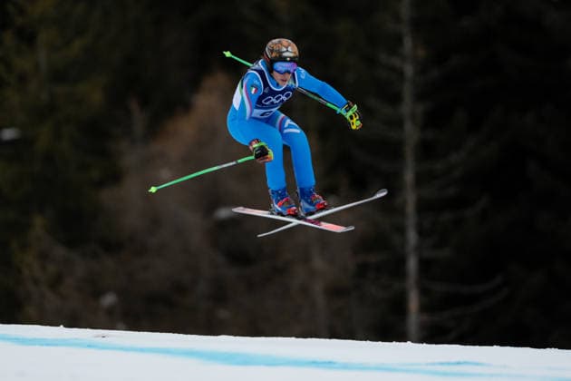 Alpine Skiing - Milano Cortina 2026 Winter Olympics: Day 6 Federica Brignone during Milano Cortina 2026 Winter Olympics Women™s Super-G in Tofane Alpine Skiing Centre Cortina D Ampezzo on February 12, 2026 Cortina D Ampezzo Italy  Copyright: xFotoxOlimpikx originalFilename:jastrzebowski-alpinesk260212_npjsn.jpg