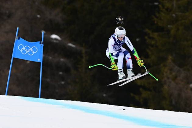 XXV Winter Olympic Games, Olympische Spiele, Olympia, OS in Cortina d Ampezzo, Italy, on February 12, 2026. Alpine Skiing Women s Super-G. Alena Labastova from Czech Republic. (CTKxPhoto OndrejxDeml) CTKPhotoP2026021205258  CTKPhotoP2026021205258