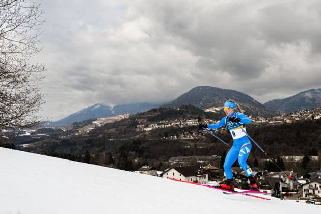 260212 Martina Di Centa of Italy competes in the women s 10km free technique individual start cross-country skiing race during day 6 of the 2026 Winter Olympics on February 12, 2026 in Val di Fiemme. Photo: Maxim Thore BILDBYRAN kod MT MT0975 skidor cross-country skiing langrenn Olympic Games, Olympische Spiele, Olympia, OS olympics winter olympics os ol olympiska spel vinter-os olympiske leker milano cortina 2026 milan cortina 2026 milano cortina 2026 olympic games milano cortina 2026 winter olympic games milano cortina-os milano cortina-ol vinter-ol 6 bbeng individuell start 10 km *** 260212 Martina Di Centa of Italy competes in the women s 10km free technique individual start cross country skiing race during day 6 of the 2026 Winter Olympics on February 12, 2026 in Val di Fiemme Photo Maxim Thore BILDBYRAN kod MT MT0975 skidor cross country skiing langrenn olympic games olympics winter olympics os ol olympiska spel vinter os olympiske leker milano cortina 2026 milan cortina 2026 milano cortina 2026 olympic games milano cortina 2026 winter olympic games milano cortina os milano cortina ol vinter ol 6 bbeng individuell start 10 km  Copyright: MAXIMxTHORE BB260212MT005