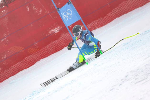 OLYMPICS - Winter Olympic Games, Olympische Spiele, Olympia, OS Milano Cortina 2026 CORTINA D AMPEZZO,ITALY,12.FEB.26 - OLYMPICS, ALPINE SKIING - Winter Olympic Games Milano Cortina 2026, Super G, women. Image shows Alexandra Skorokhodova (KAZ).  GEPAxpictures xMaticxKlansek